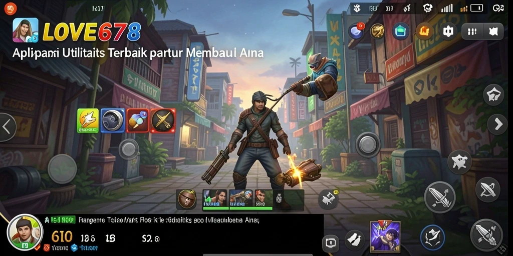 Tampilan screenshot LOVE678 yang menunjukkan kemudahan penggunaan aplikasi Utility.
