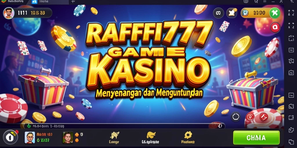 Screenshot utama RAFFI777 menampilkan gameplay kasino yang menarik.
