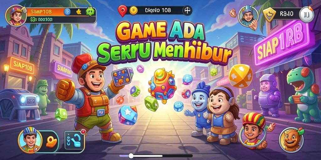 Tampilan screenshot gameplay yang menggambarkan keseruan <strong>SIAP108</strong> di setiap level.