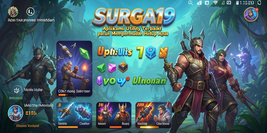 Screenshot <strong>SURGA19</strong> menampilkan antarmuka pengguna yang intuitif dan fitur pengingat yang praktis.