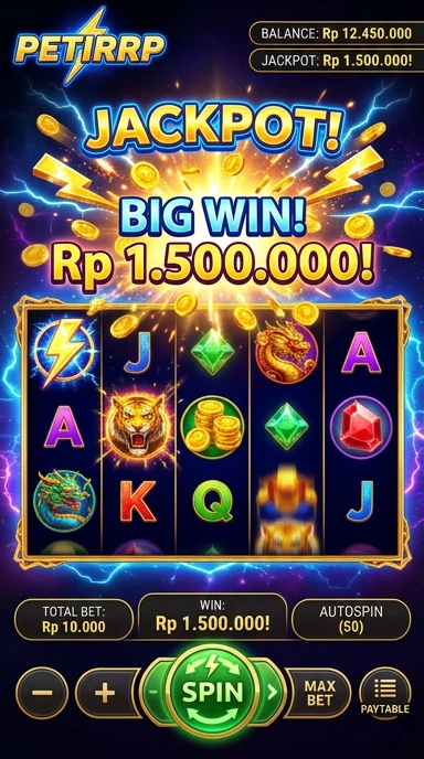 Tampilan antarmuka aplikasi petirrp yang intuitif.